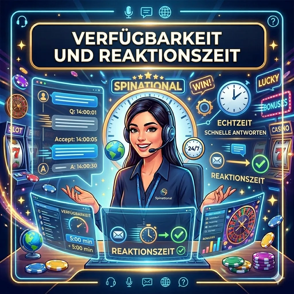 Verfügbarkeit des Supports und Reaktionszeit