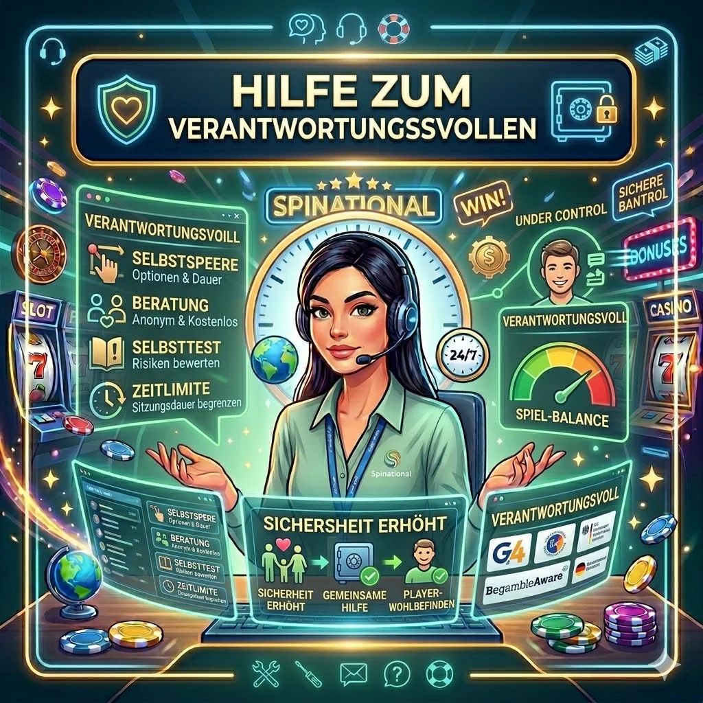 Hilfe zum verantwortungsvollen Spielen
